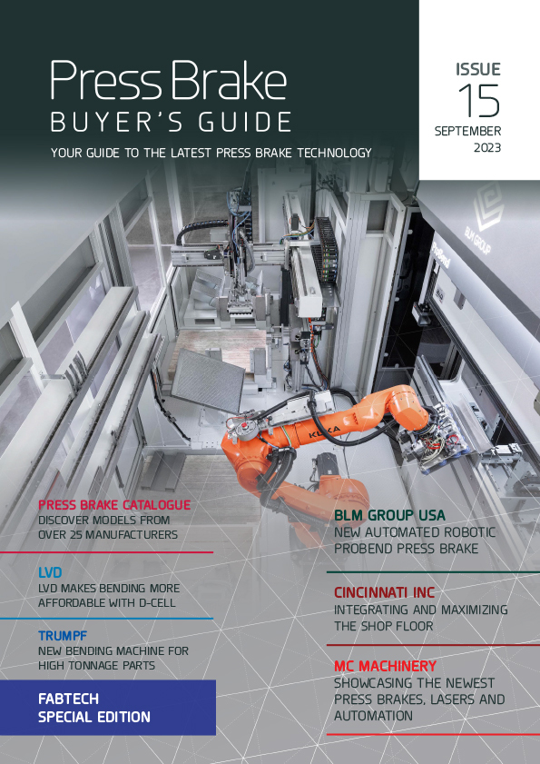 Press Brake Buyer's Guide Cover: Issue 15 : FABTECH Special Edition