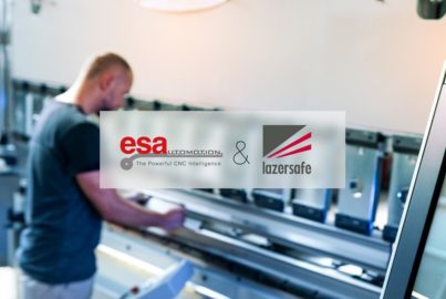 Esautomotion announces the distribution of PCSS-ESA, advanced safety PLC for press brakes